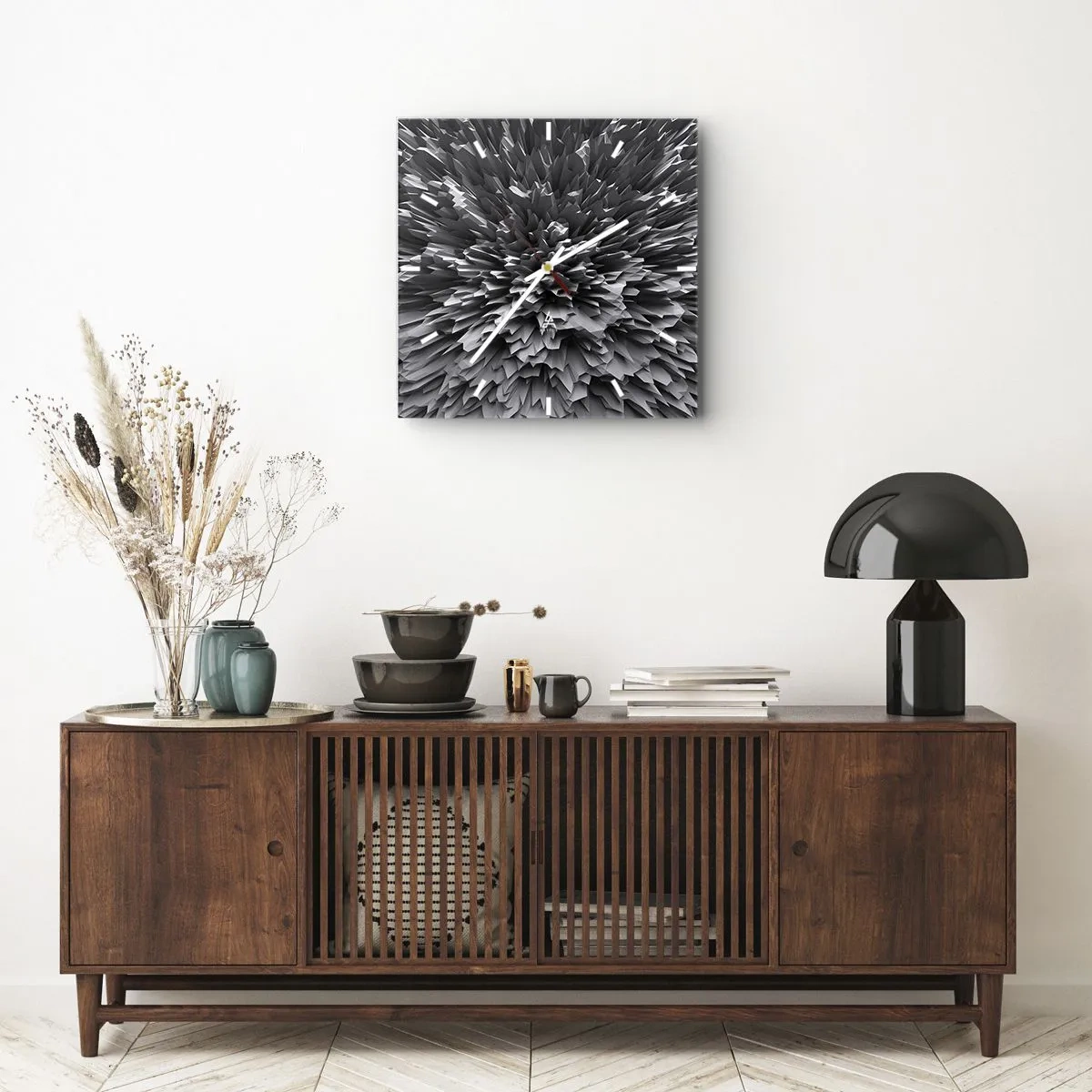 Wandklok - Klok - Strikter kan het niet - 40x40 cm