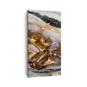 Schilderen op canvas - Het element aarde - 55x100 cm