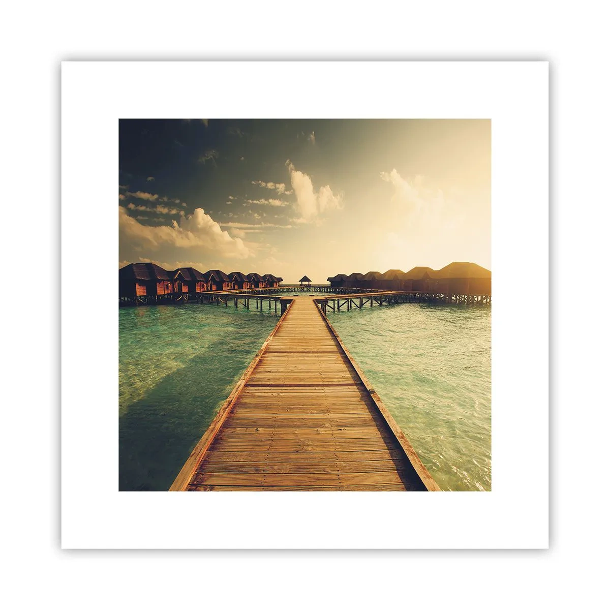Poster - Een warme uitnodiging - 30x30 cm