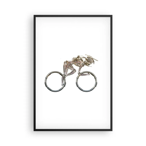 Poster in een zwarte lijst - Een prachtige machine - 61x91 cm