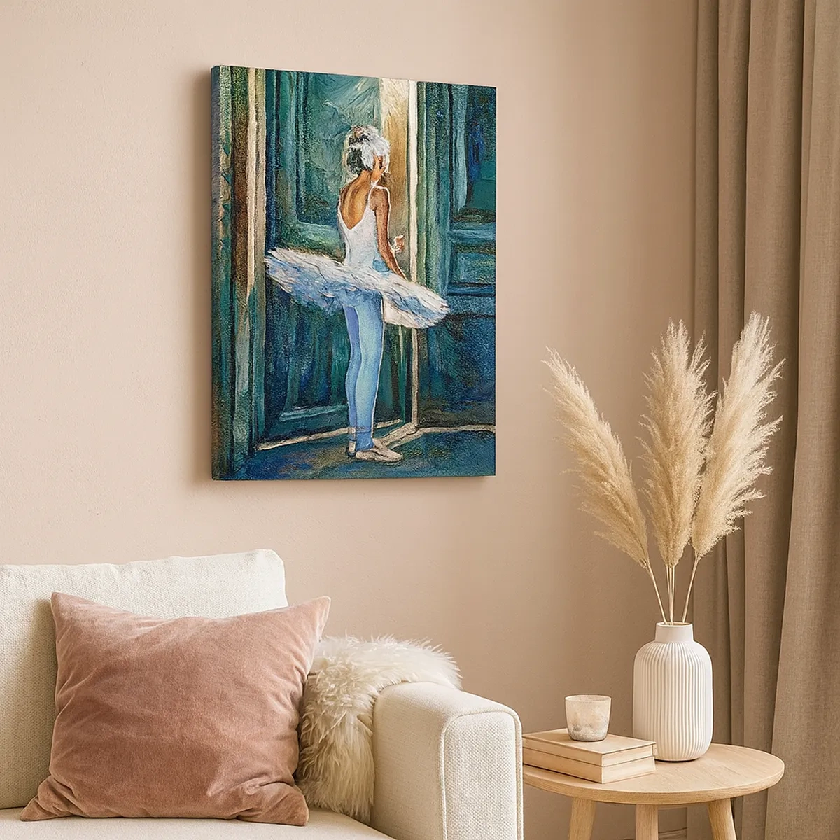 Schilderen op canvas - Vóór de show-off - 50x70 cm