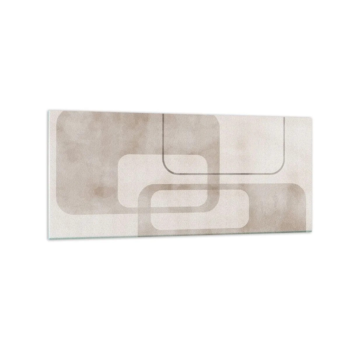 Schilderen op glas - Geometrische voeg - 120x50 cm