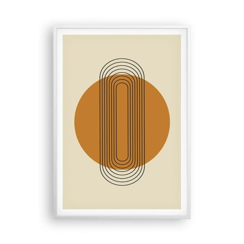 Poster in een witte lijst - Perfect plan - 70x100 cm