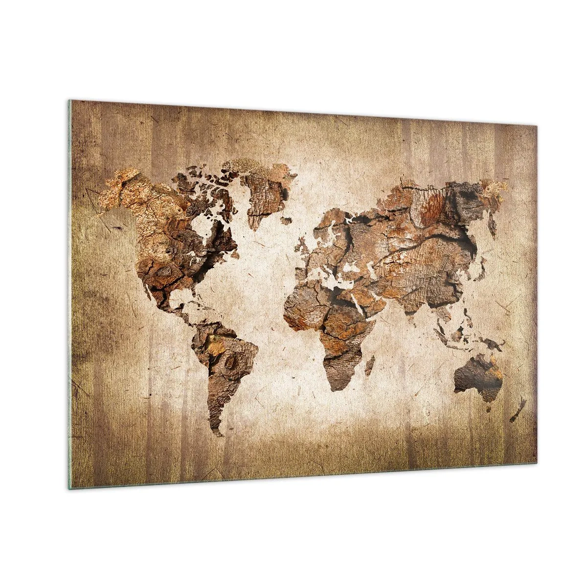 Schilderen op glas - Ontdekking van de wereld - 100x70 cm