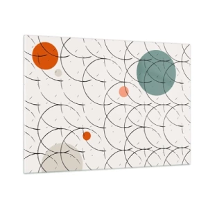 Schilderen op glas - In de pop-art-sfeer - 100x70 cm