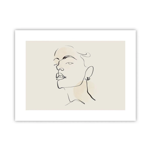 Poster - Een trotse blik - 40x30 cm