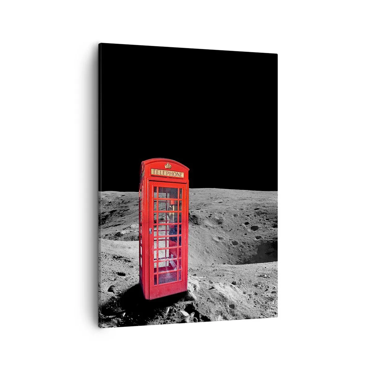 Schilderen op canvas - Een kosmische grap - 50x70 cm