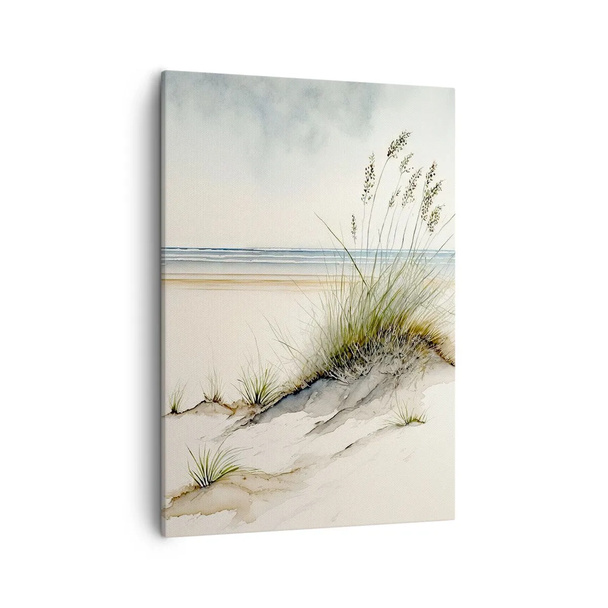 Schilderen op canvas - Vertroeteld door de wind - 50x70 cm