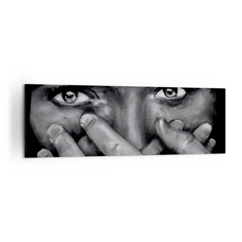 Schilderen op canvas - Ik zal niet zeggen wie het heeft geschilderd - 160x50 cm