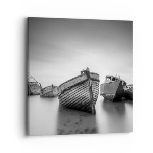 Schilderen op canvas - Alleen herinneringen ... - 40x40 cm