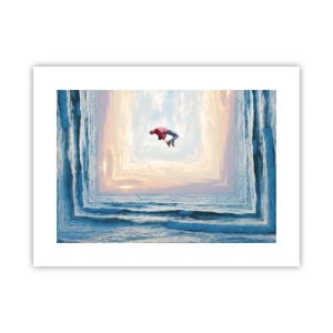 Poster - Naar een andere dimensie - 40x30 cm