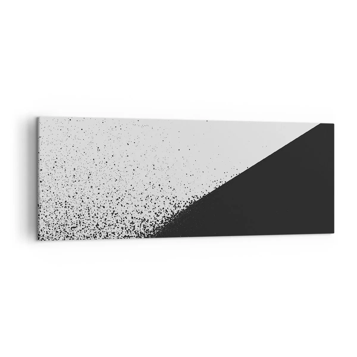 Schilderen op canvas - Steeds sneller, meer en meer - 140x50 cm