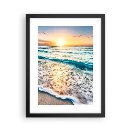 Poster in een zwarte lijst - Een uitzicht dat de moeite waard is - 30x40 cm