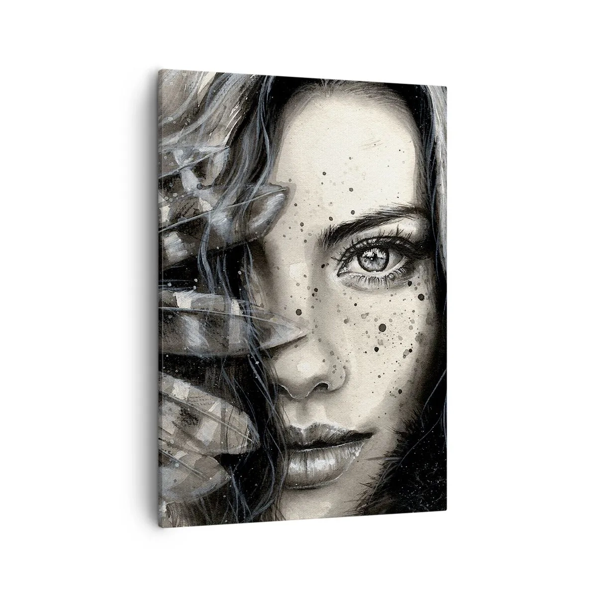 Schilderen op canvas - Wilde schoonheid - 50x70 cm