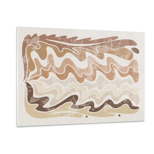 Schilderen op glas - Goede energie – goede emoties - 120x80 cm