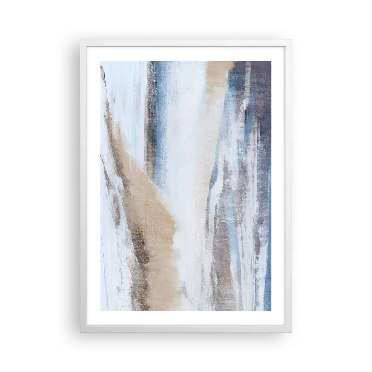 Poster in een witte lijst - Winterse compositie - 50x70 cm