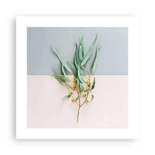 Poster - Subtiliteit in pastelkleuren - 40x40 cm
