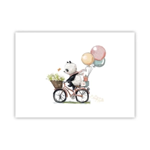 Poster - Vrolijke dag - 70x50 cm
