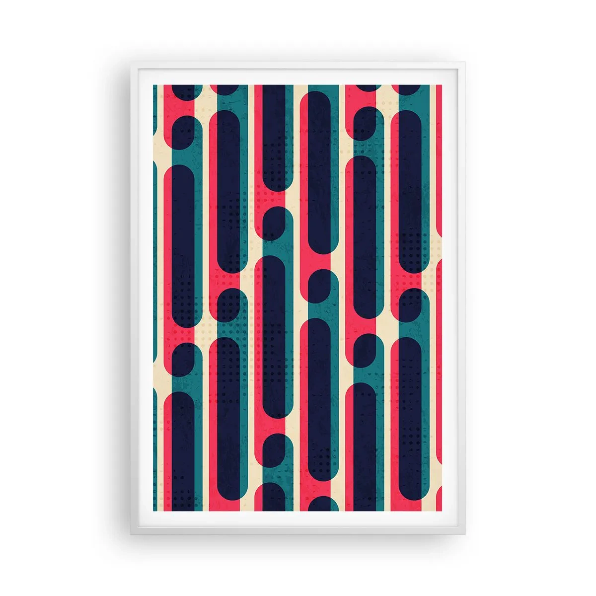 Poster in een witte lijst - In de diepte en vooruit - 70x100 cm