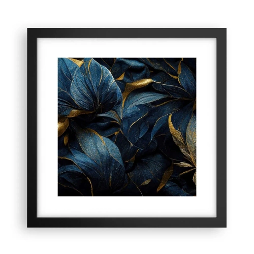 Poster in een zwarte lijst - Met goud gevoerd - 30x30 cm