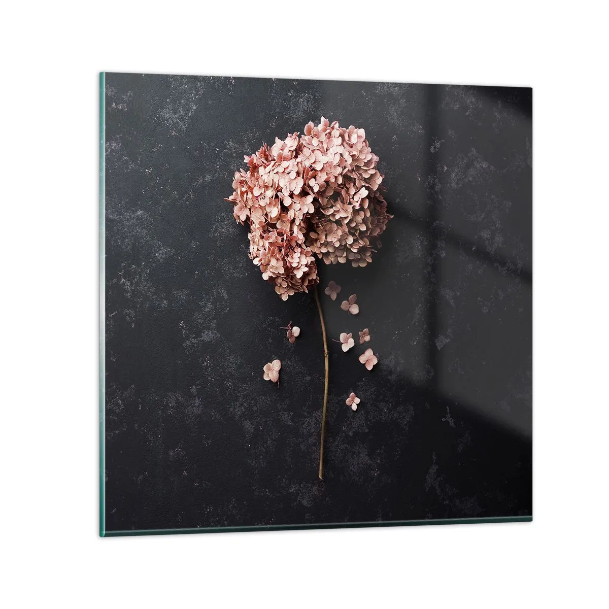 Schilderen op glas - Een echt romantisch teken - 60x60 cm