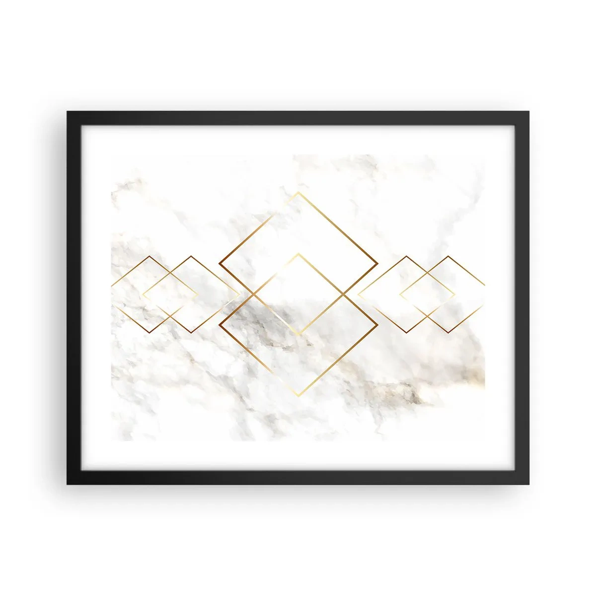Poster in een zwarte lijst - Een uitzicht tot in het oneindige - 50x40 cm