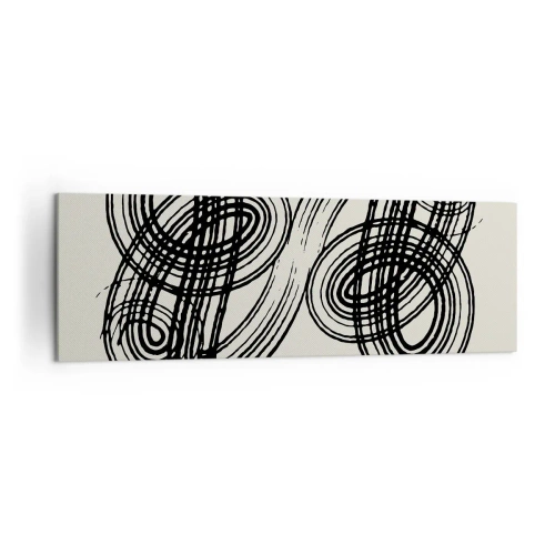 Schilderen op canvas - Het kwam er spontaan uit - 160x50 cm