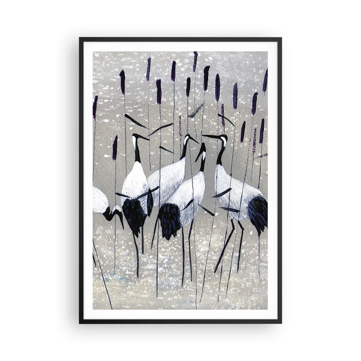 Poster in een zwarte lijst - Onder hun eigen - 70x100 cm