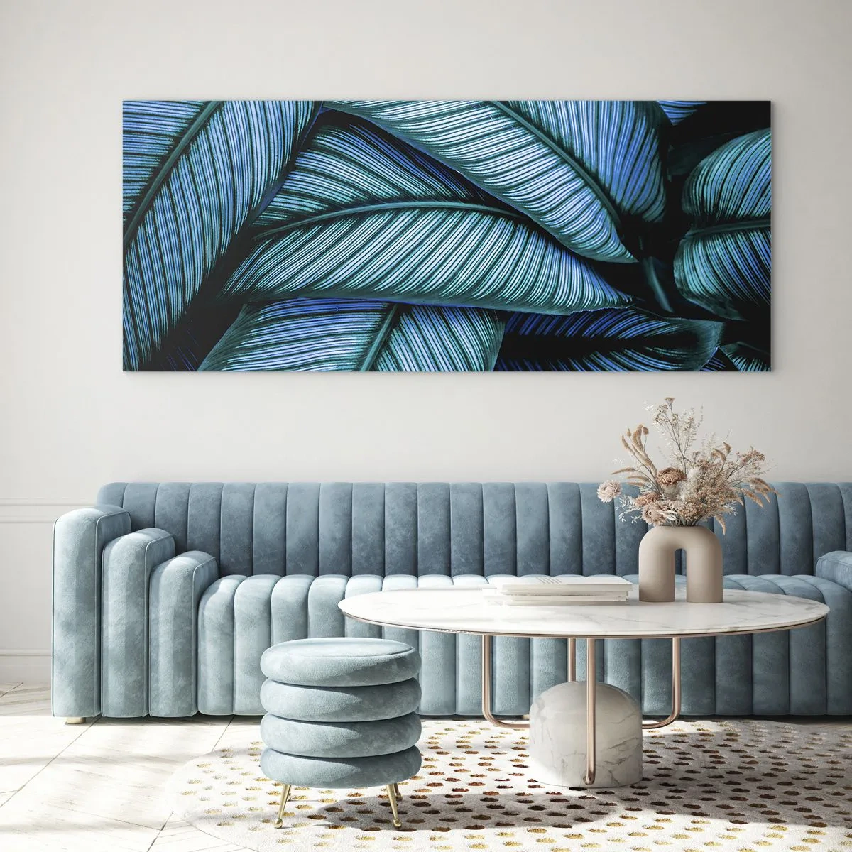 Schilderen op glas - Levens lijnen - 160x50 cm