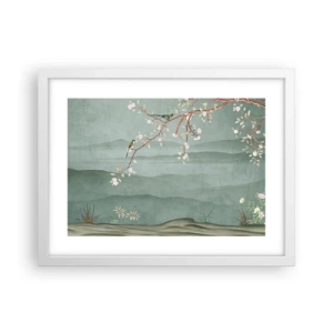 Poster in een witte lijst - Lente, oh jij bent het - 40x30 cm