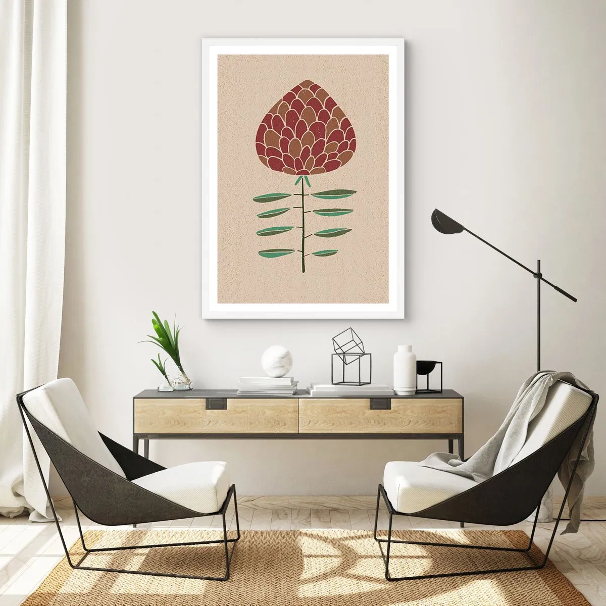 Poster in een witte lijst - Als een geweldige kerel - 70x100 cm