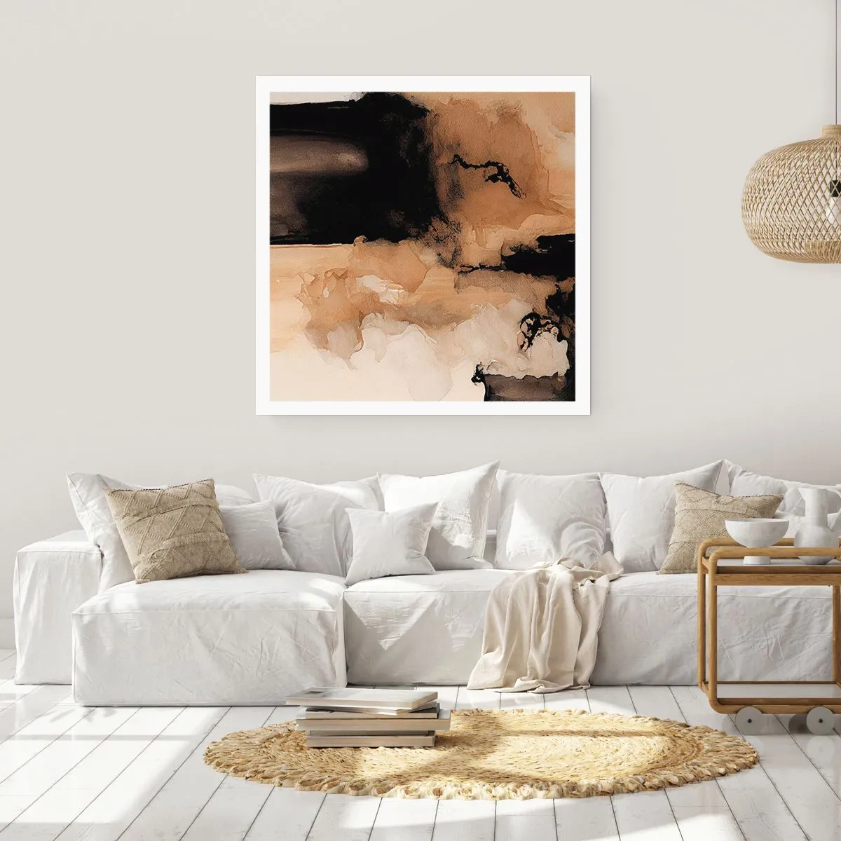 Poster - Intrigerende abstractie - 50x50 cm