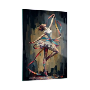 Schilderen op glas - Lintendans - 50x70 cm