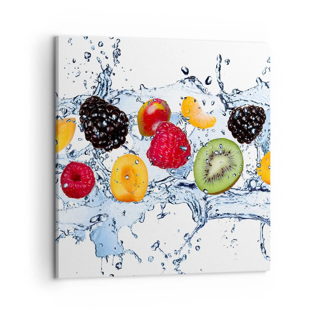 Schilderen op canvas - Veel plezier met ons - 50x50 cm