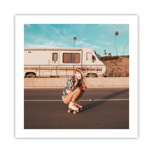 Poster - Lach alsjeblieft! - 50x50 cm