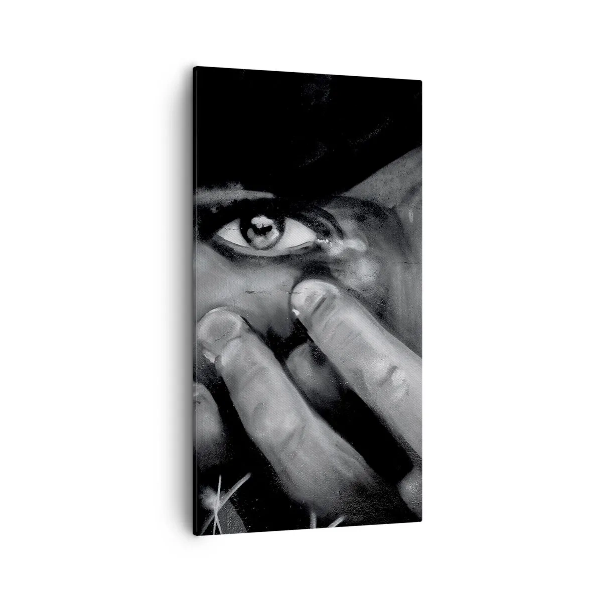 Schilderen op canvas - Ik zal niet zeggen wie het heeft geschilderd - 55x100 cm