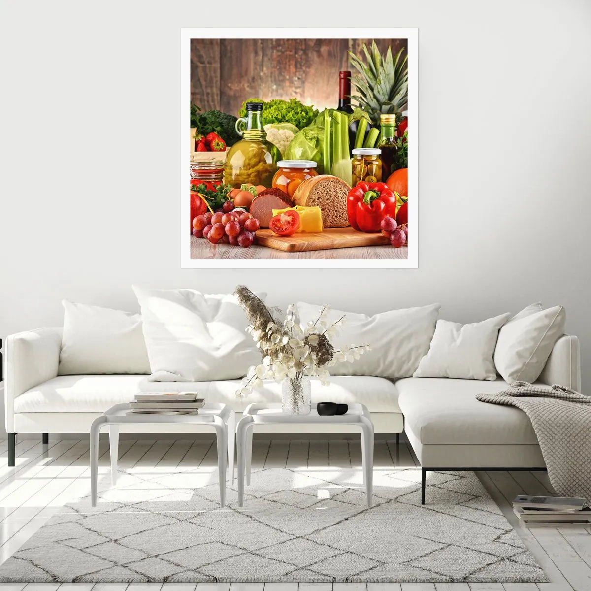 Poster - Gerookt, gebakken en gemarineerd - 30x30 cm