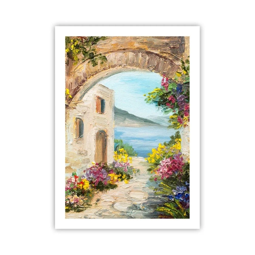 Poster - De charme van een kustprovincie - 50x70 cm