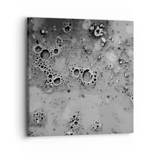 Schilderen op canvas - Als een maanlandschap - 30x30 cm