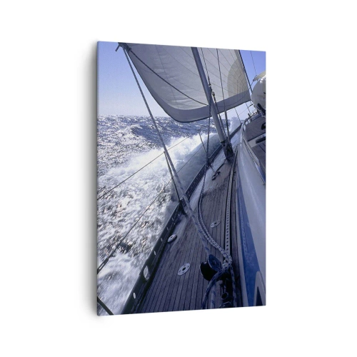 Schilderen op canvas - Ik weet wat het is om een ​​vogel te zijn - 70x100 cm