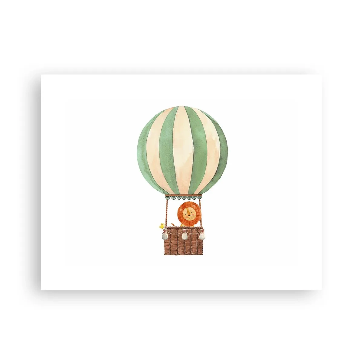 Poster - Leons reizen - 40x30 cm