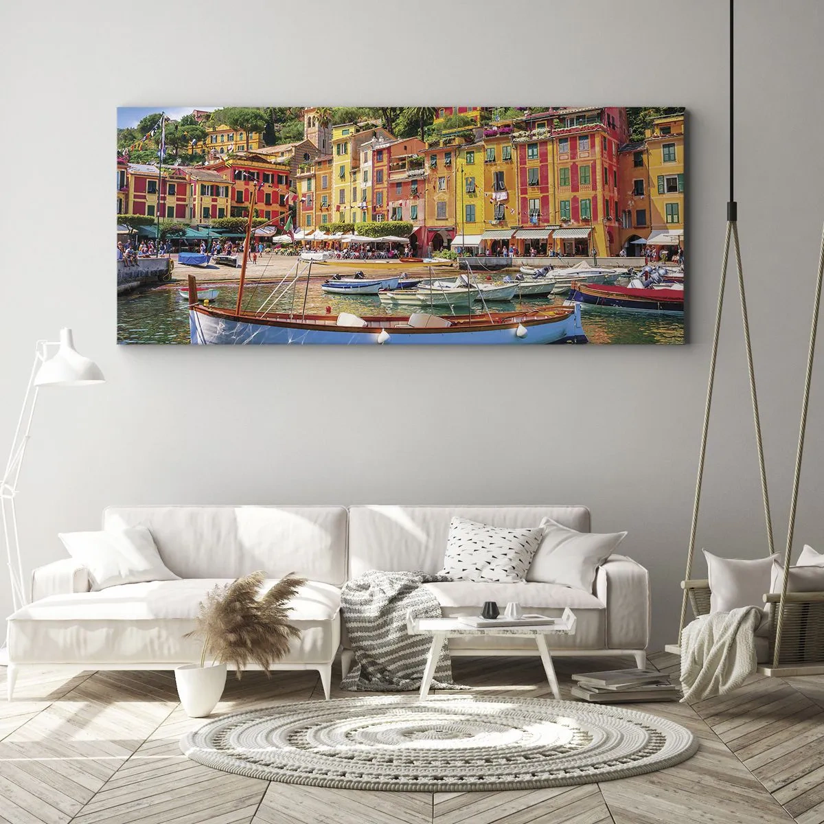 Schilderen op canvas - Italiaanse ochtend - 120x50 cm