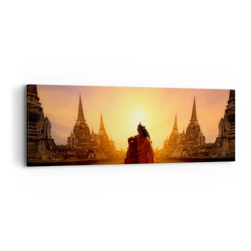 Schilderen op canvas - In vrede voor de eeuwigheid - 90x30 cm