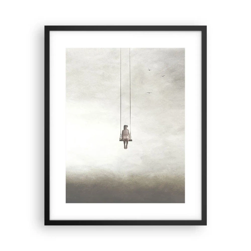 Poster in een zwarte lijst - Een kind in ons - 40x50 cm