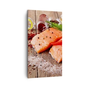 Schilderen op canvas - Noors avontuur in de keuken - 45x80 cm