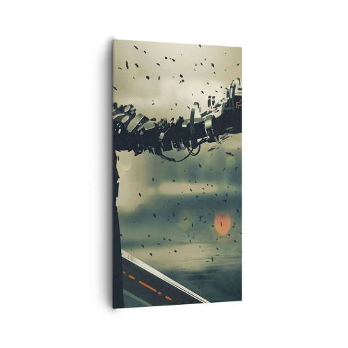 Schilderen op canvas - Dodelijke wapens - Je eigen Terminator - 65x120 cm