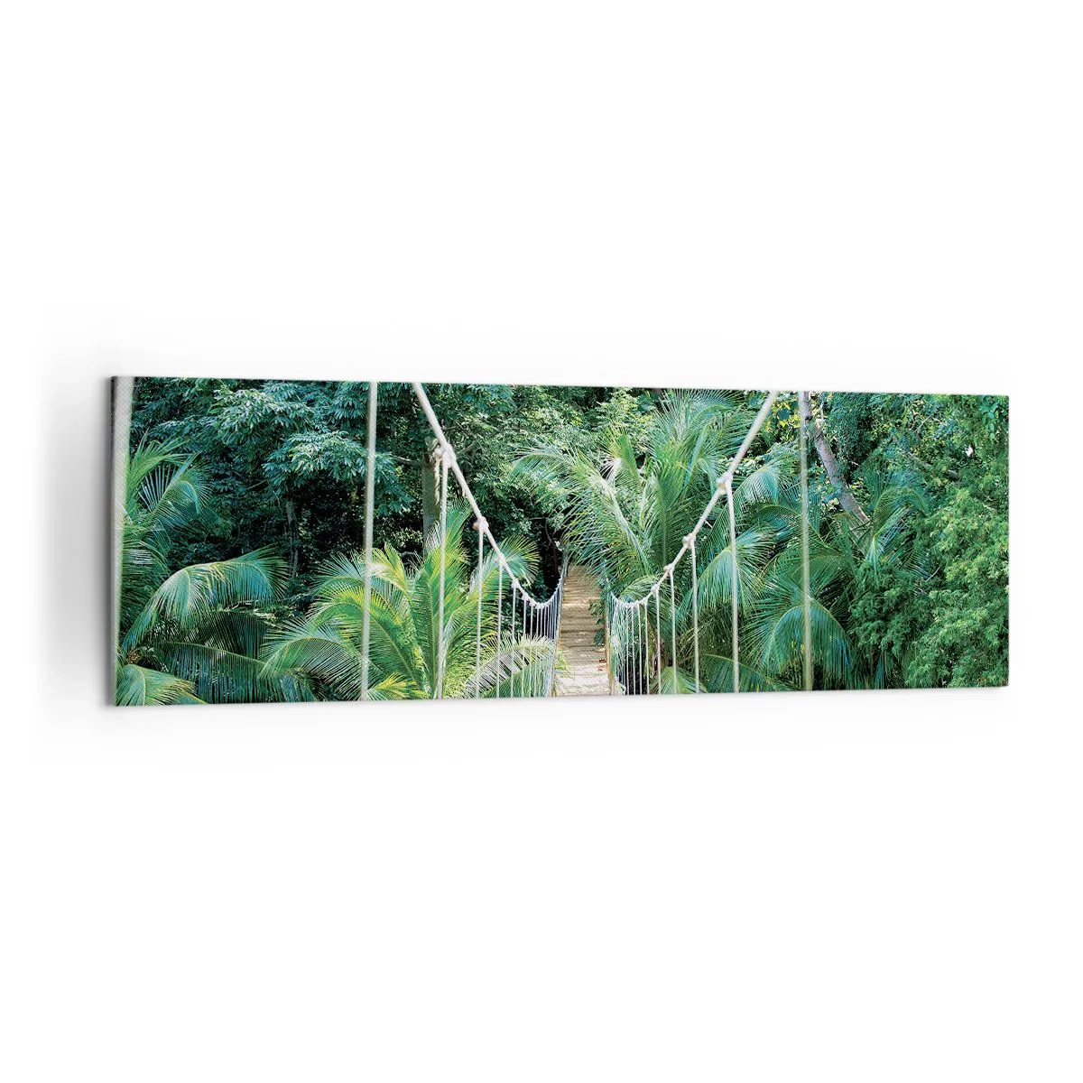 Schilderen op canvas - Welkom in de jungle! - 160x50 cm