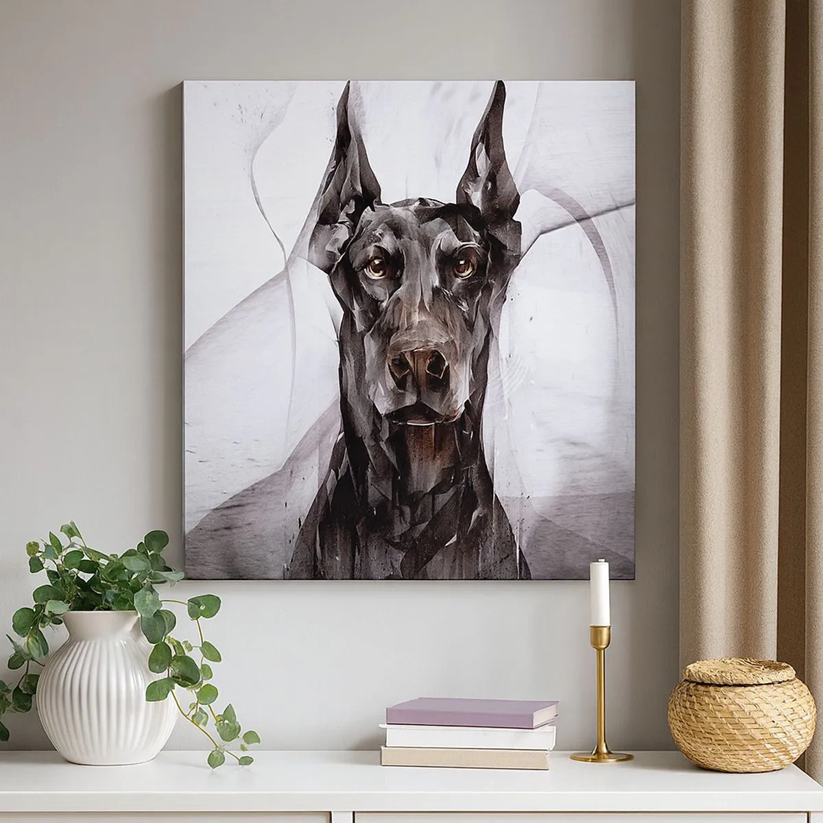 Schilderen op canvas - Hooggeboren - 30x30 cm