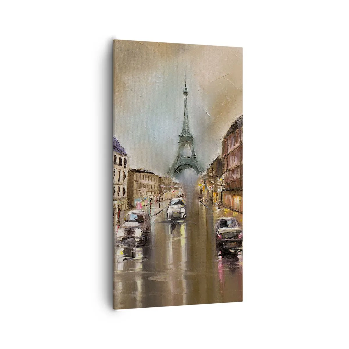 Schilderen op canvas - Alleen zij doet ertoe - 65x120 cm