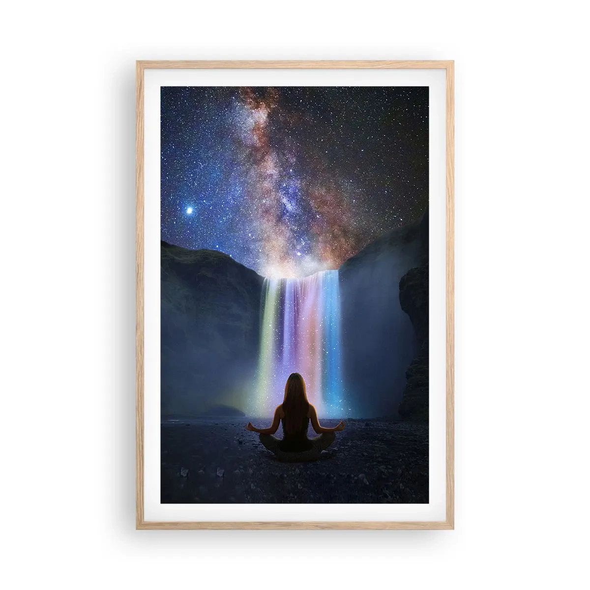 Een poster in een licht eiken lijst - Absolute harmonie - 61x91 cm